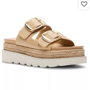 Madden Girl Platform Sandal in Natural